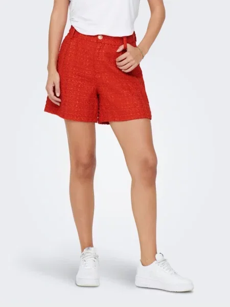 Kratke hlače Only rdeča