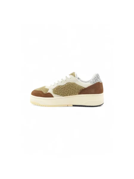 Sneakersy Sun68 skórzane beżowe