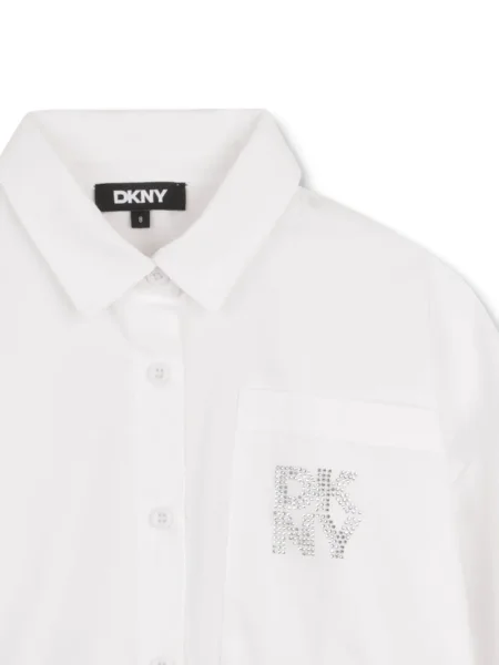 Koszula dziecięca Dkny biała