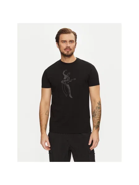 KARL LAGERFELD Majica Regular Fit črna