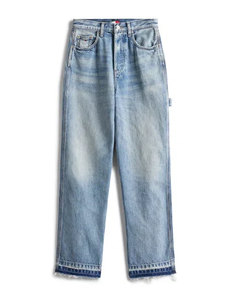 Tommy Jeans Blugi Layla Straight Fit albastru