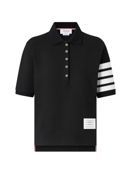 Tricou polo Thom Browne negru