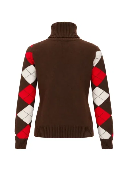 Pulover Marella cu model argyle maro
