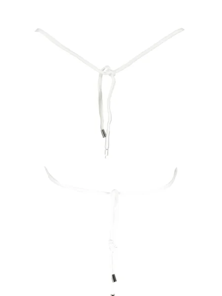 Plavky Karl Lagerfeld Beachwear biela