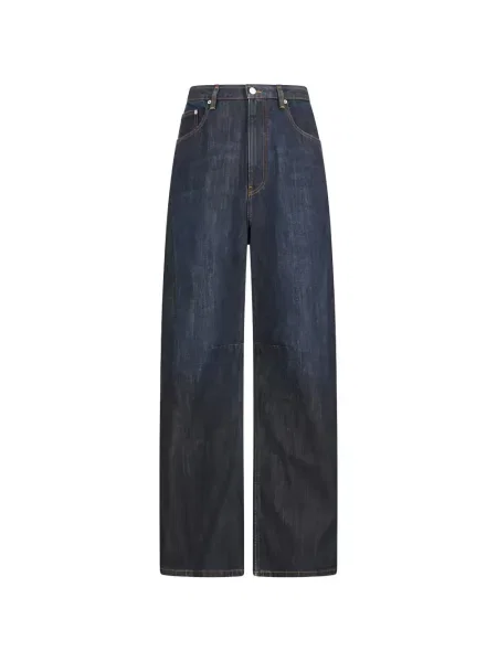 Blugi cu picior larg Mm6 Maison Margiela albastru