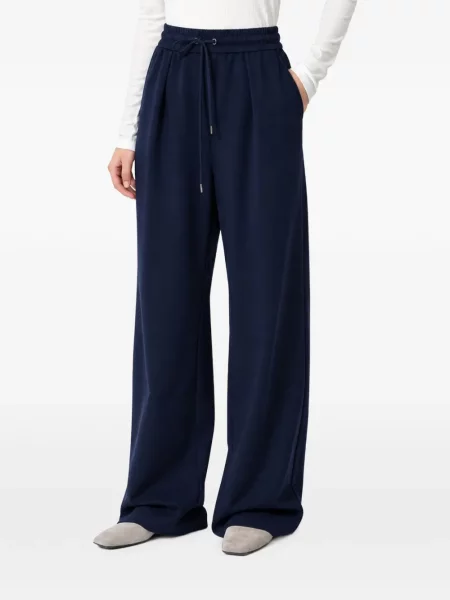 Pantaloni Max Mara cu cordon albastru