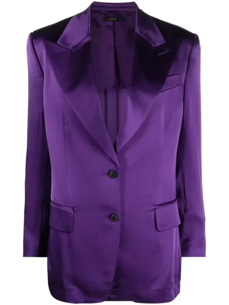 Sacou Tom Ford din satin violet