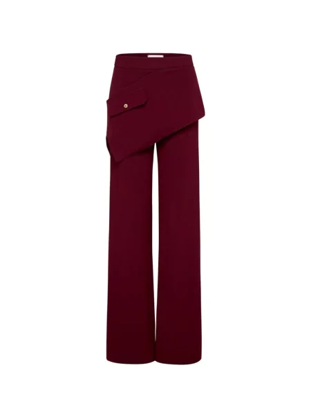 Pantaloni Hellessy asimetrice roșu