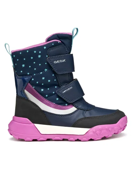 Geox Škornji za sneg J Trekkyup B Ab S Mornarsko modra