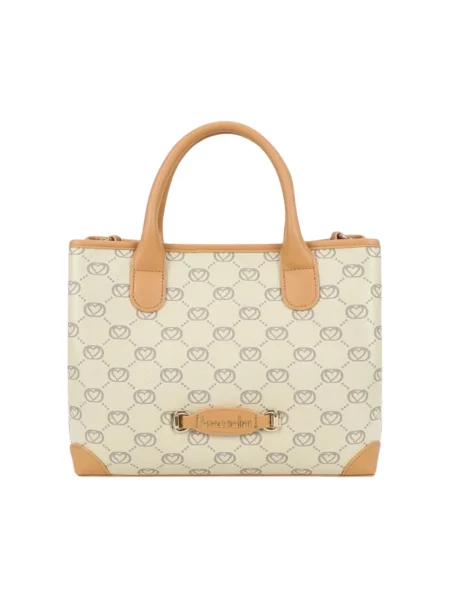 Torebka Braccialini skórzana beżowa