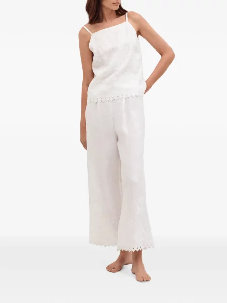 Pantaloni Eres de in alb