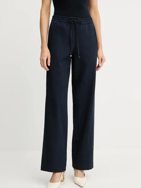 Hlače BOSS mornarsko modra