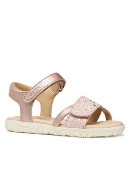 Geox Sandále J Sandal Haiti Girl M ružová