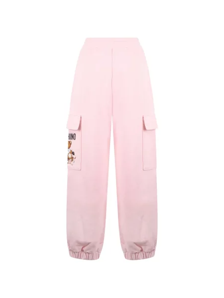 Ursuleț de pluș pantaloni Moschino alergare roz