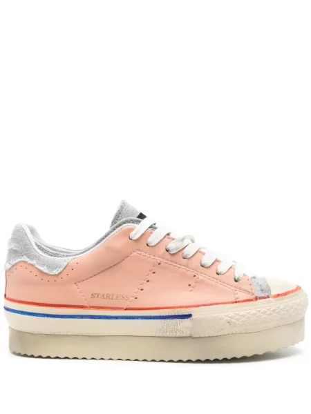 Sneakerși Hidnander cu platformă roz