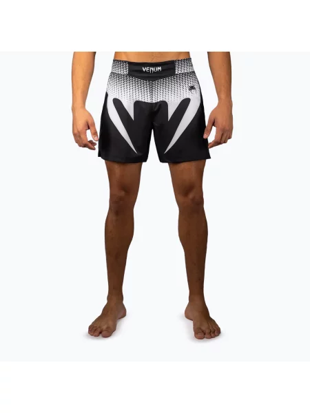 Тренувальні шорти Venum No Gi black/white білі