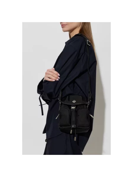Plecak Moncler skórzany czarny