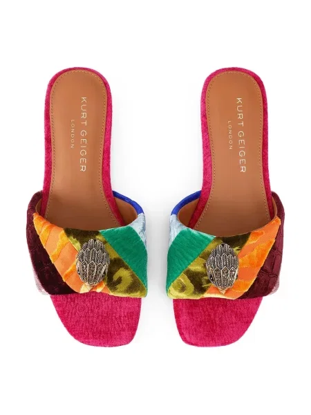 Кожаные шлепанцы Kurt Geiger London без каблука