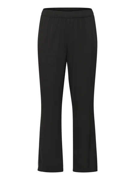 KAFFE CURVE Hlače črna