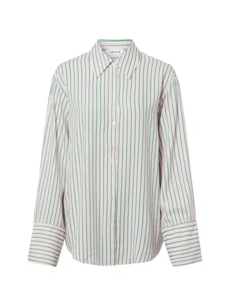 EDITED bluzka koszulowa Juri Kobiety Sztuczne włókno różowy|zielony w 34 zielona