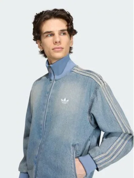 Adidas Jeans jakna Firebird Adicolor modra