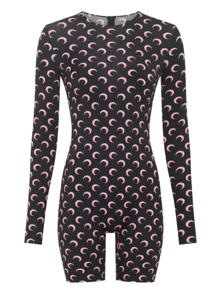 Гащеризон Marine Serre с принт от джърси черно