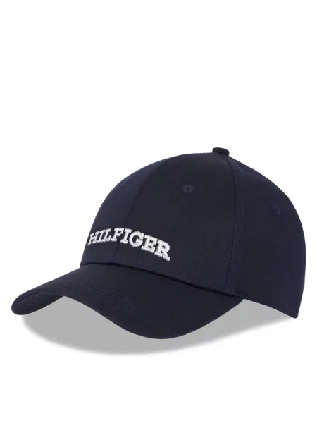 Kapa s šiltom Tommy Hilfiger Hilfiger Prep Cap Space Blue modra