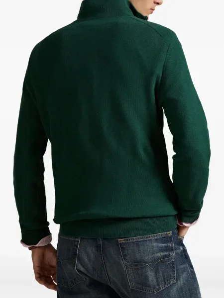Ριγέ polo Polo Ralph Lauren με κουκούλα με αυτόγραφο λευκό
