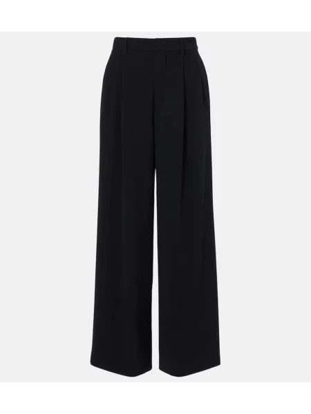 Pantaloni 's Max Mara din satin negru