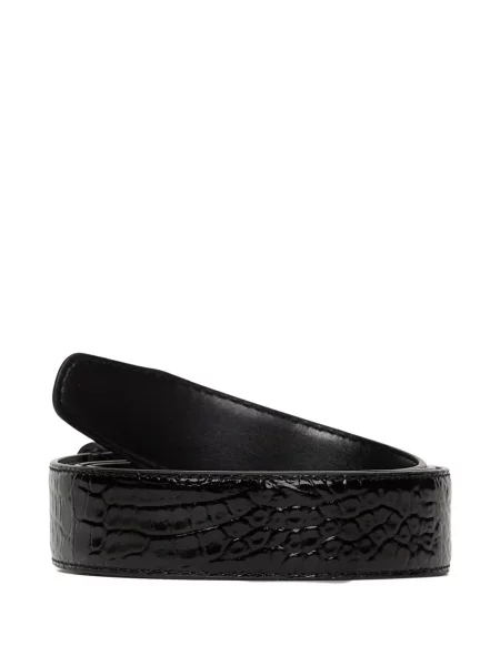 Curea Karl Lagerfeld Jeans din piele negru