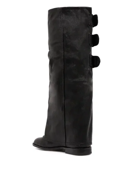Botine Naked Wolfe cu cataramă negru