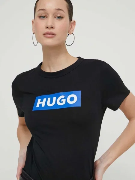 Тениска Hugo Blue черно