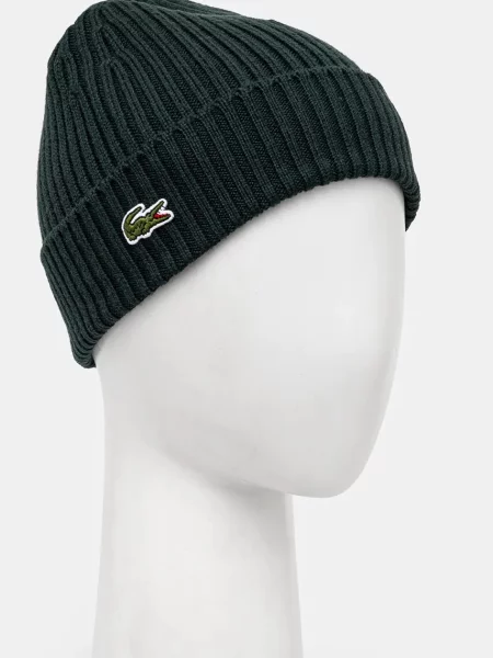 Lacoste Gyapjú sapka zöld