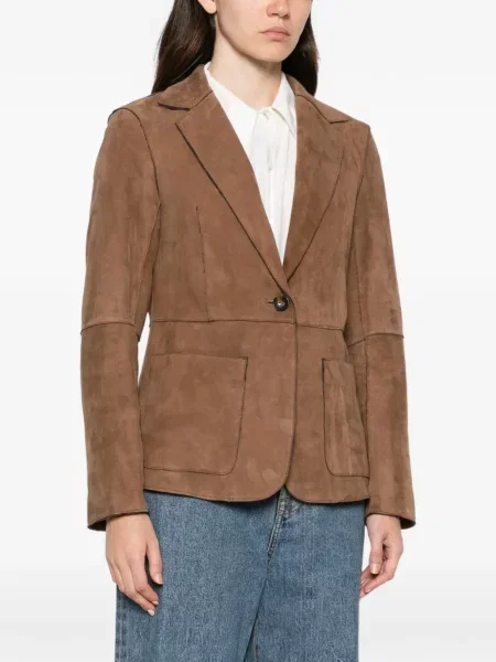 Geacă The Jackie Leathers maro