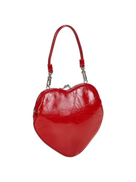 Peňaženka Vivienne Westwood so srdiečkami červená