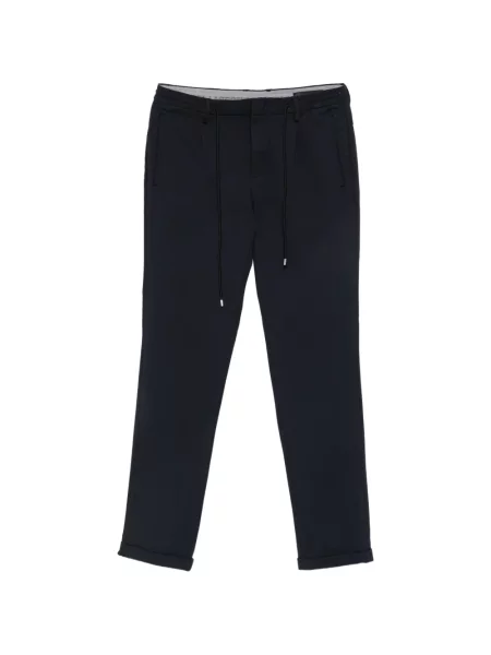 Pantaloni chino Karl Lagerfeld cu cordon albastru