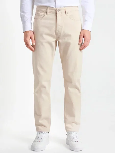 Only&Sons Dżinsy Edge Mężczyźni beżowy|biały jednolity białe