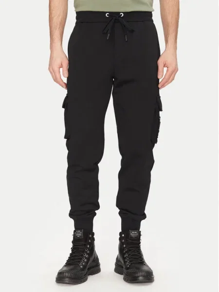 Moose Knuckles Pantaloni trening Hartsfield negru