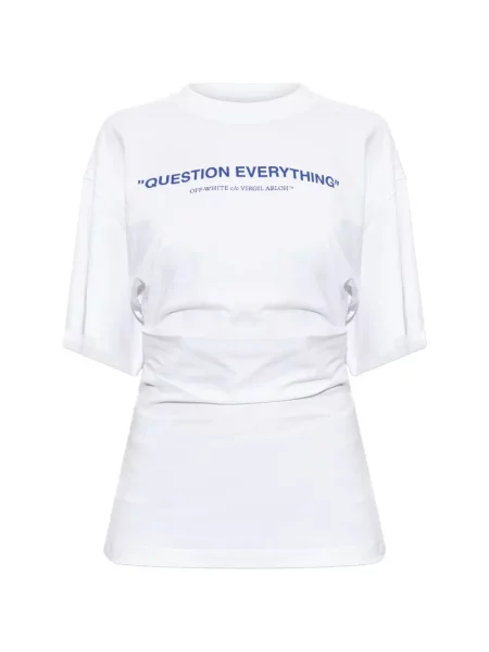 Tricou Off-white cu imagine alb