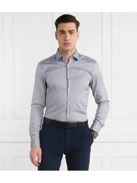 HUGO Cămașă Koey gri