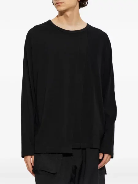 Μακρύς μπλούζα Yohji Yamamoto μαύρο