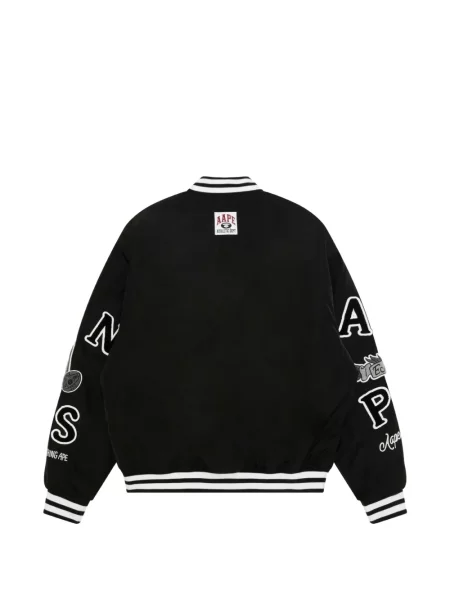 Geacă Aape By A Bathing Ape cu broderie negru