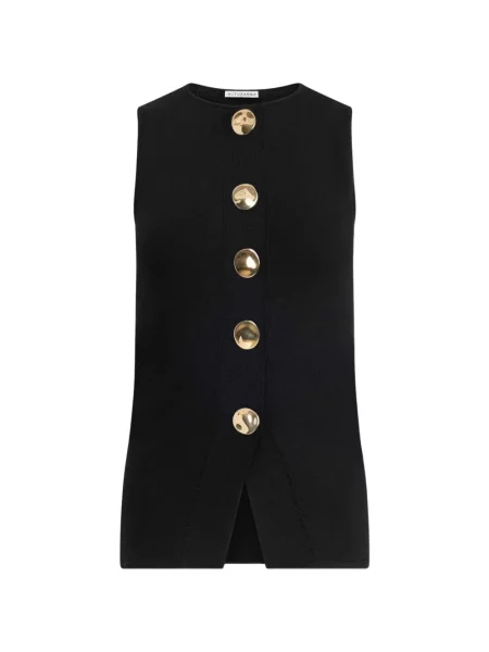 Top Altuzarra fără mâneci negru