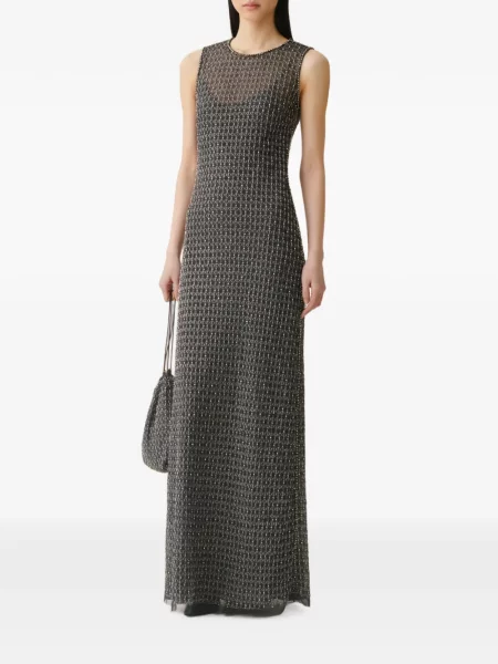 Rochie maxi Fabiana Filippi gri
