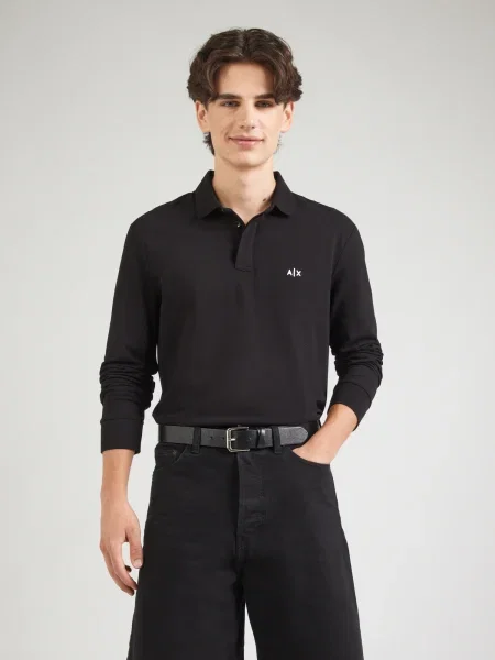ARMANI EXCHANGE Tricou negru