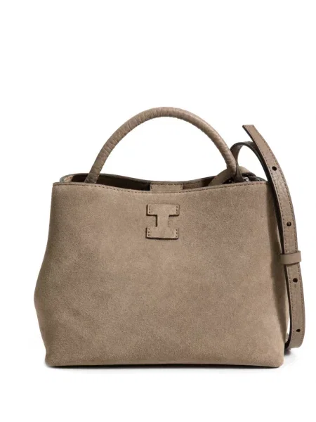 Szarvasbőr shopper táska Iacucci autogrammal