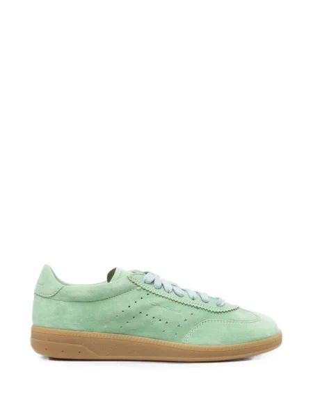 Sneakers Santoni σουέντ πράσινο
