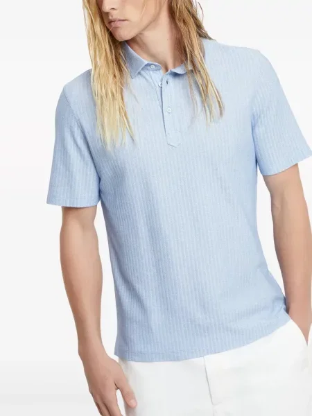 Πλεκτό polo Brunello Cucinelli μπλε