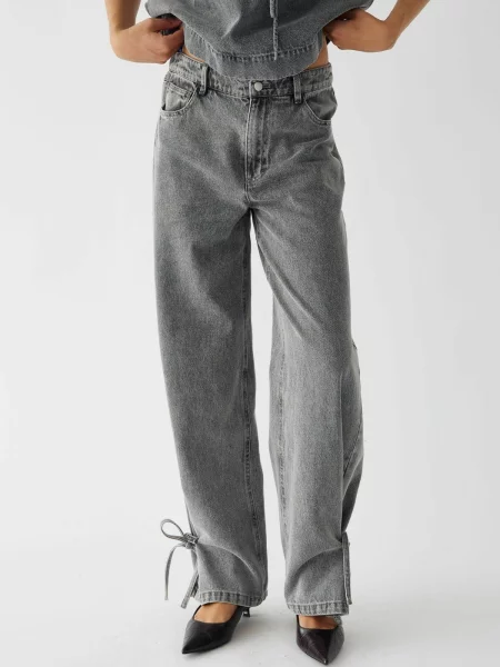 Noella Farmer N-Kika MW Jeans szürke