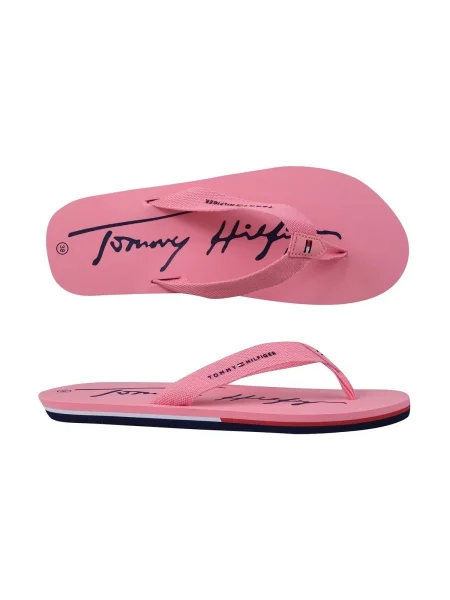 Pantofi Tommy Hilfiger cu imagine roz